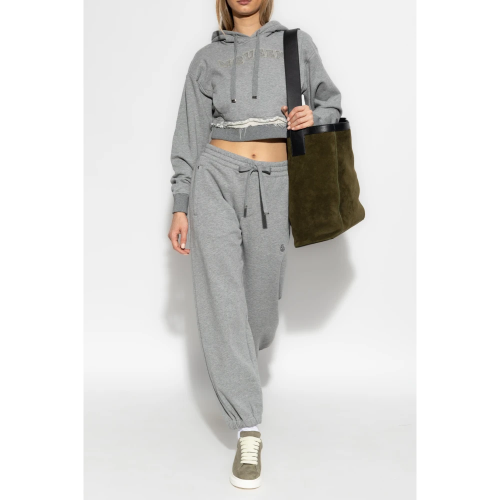 alexander mcqueen Sweatpants Gray Dames