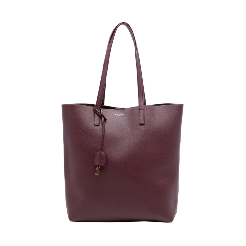 Saint Laurent Vintage Women's Red Pre-Owned Tote Bag