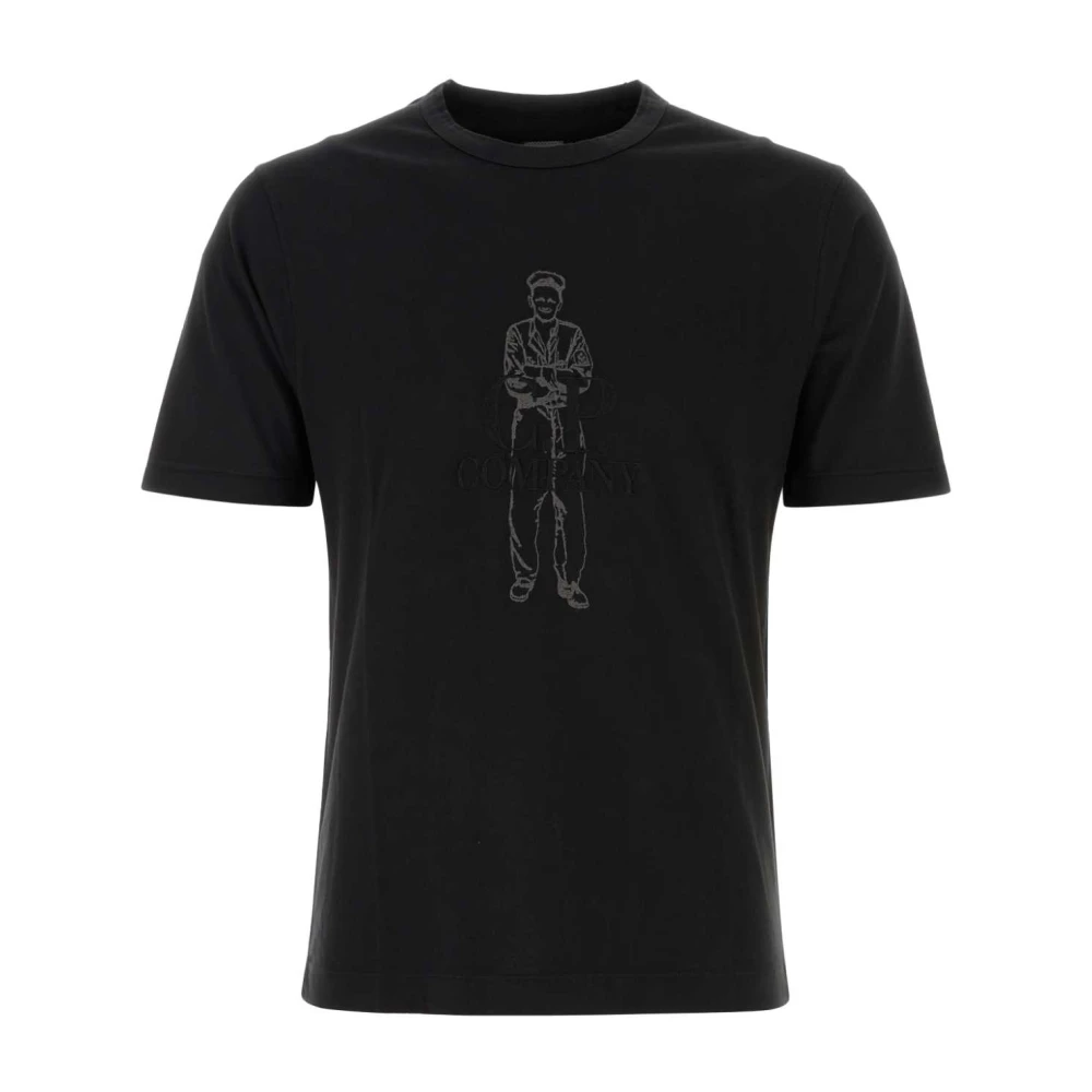 C.P. Company Britse Zeeman Jersey T-Shirt Black Heren