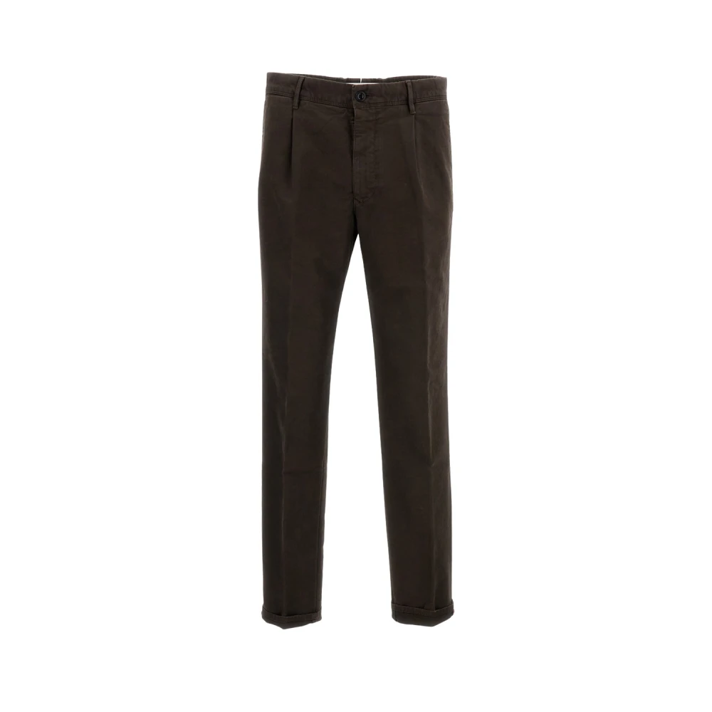 Incotex Uomo Marrone Chinos