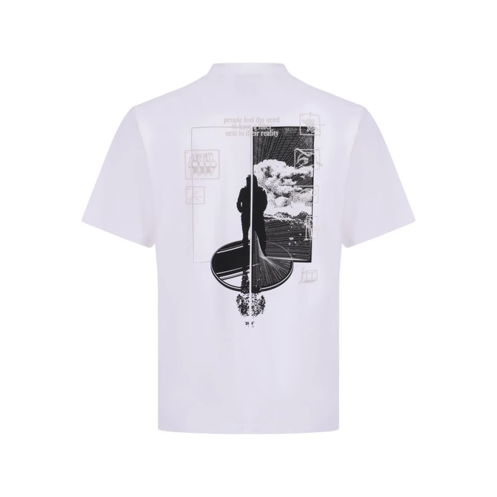 Daily Paper Monochrome Logo T-shirt White Heren
