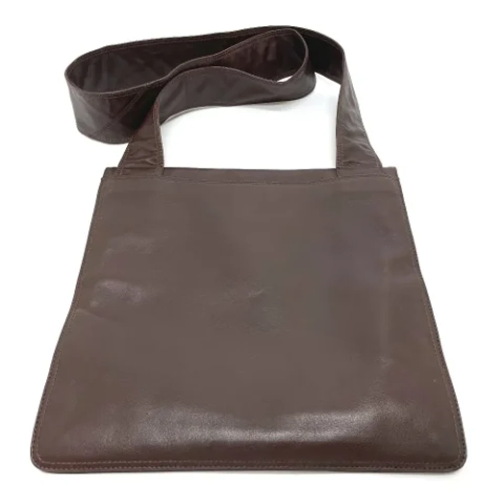 Chanel Vintage Pre-owned Fabric chanel-bags Brown Dames