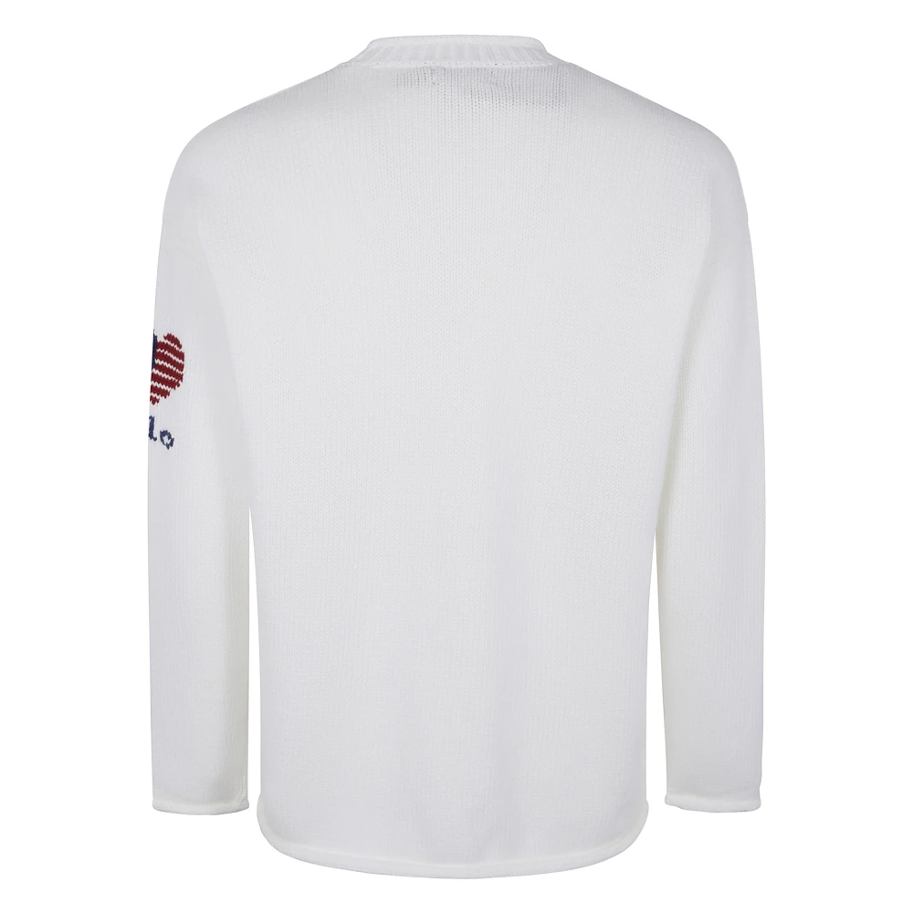 Polo Ralph Lauren Lange Mouw Pullover Sweater White Heren