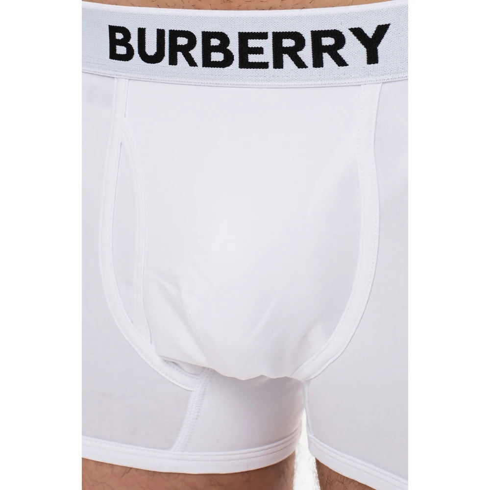 Burberry Boxershorts met logo White Heren