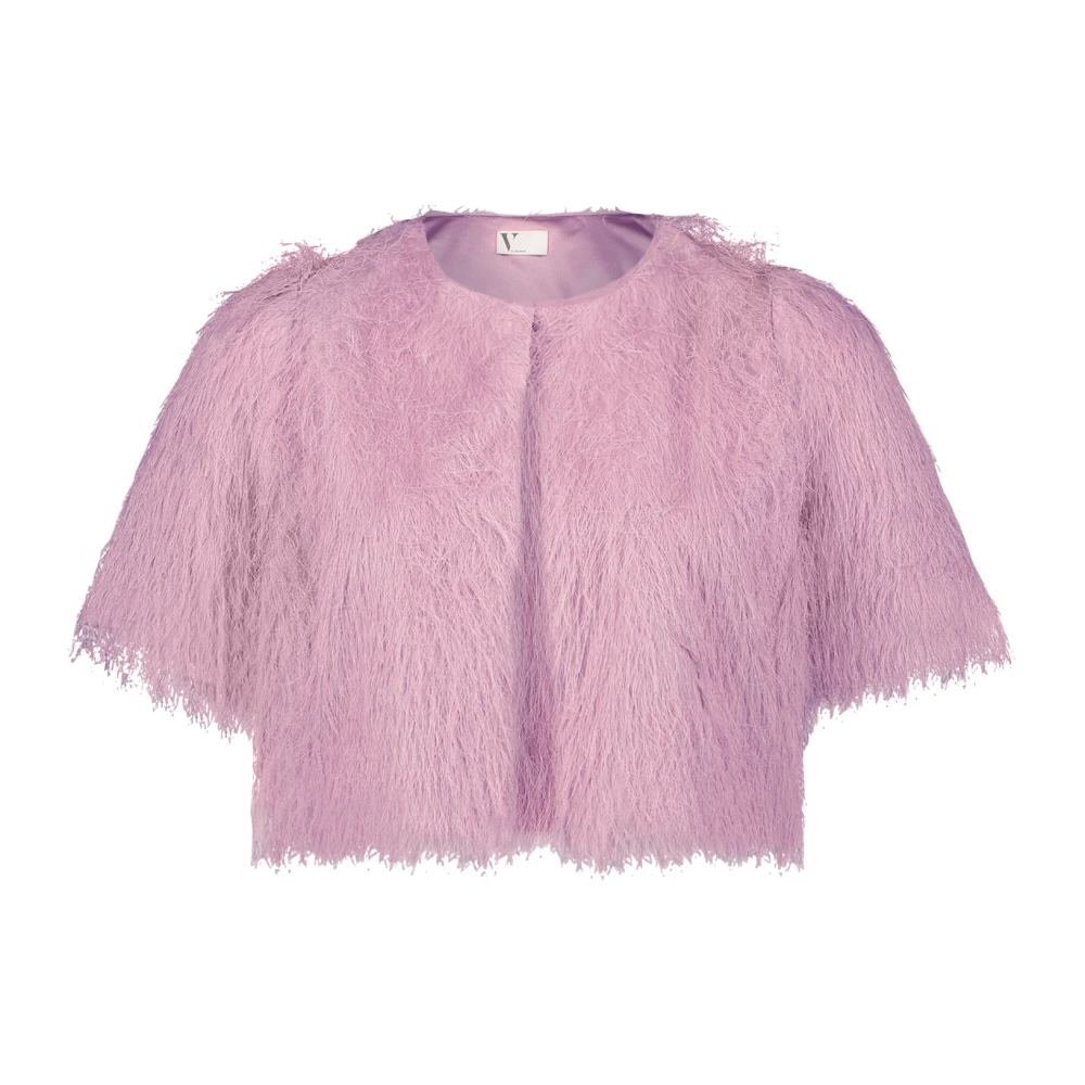 Vera Mont Elegante bolerojas met franjes Pink Dames
