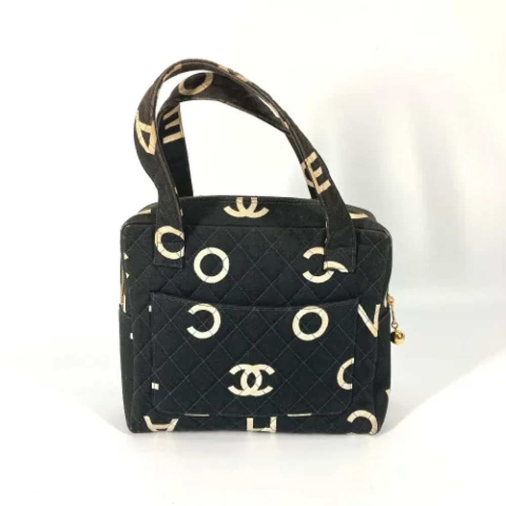 Chanel Vintage Pre-owned Fabric chanel-bags Black Dames