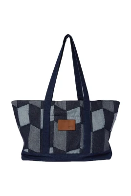 Patchwork Denim Tote
