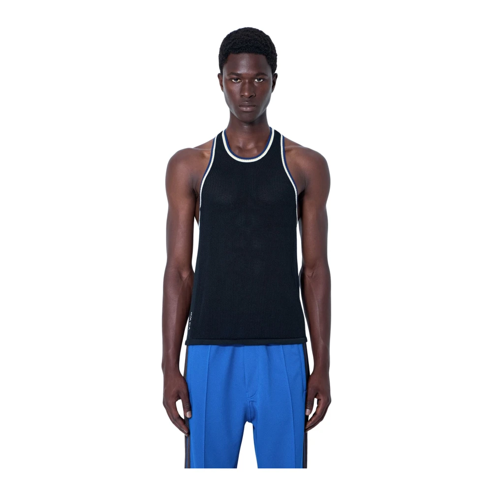 Y-3 Knit Tank Top - Male - Sleeveless Jumpers - Black - Xl - Knitwear