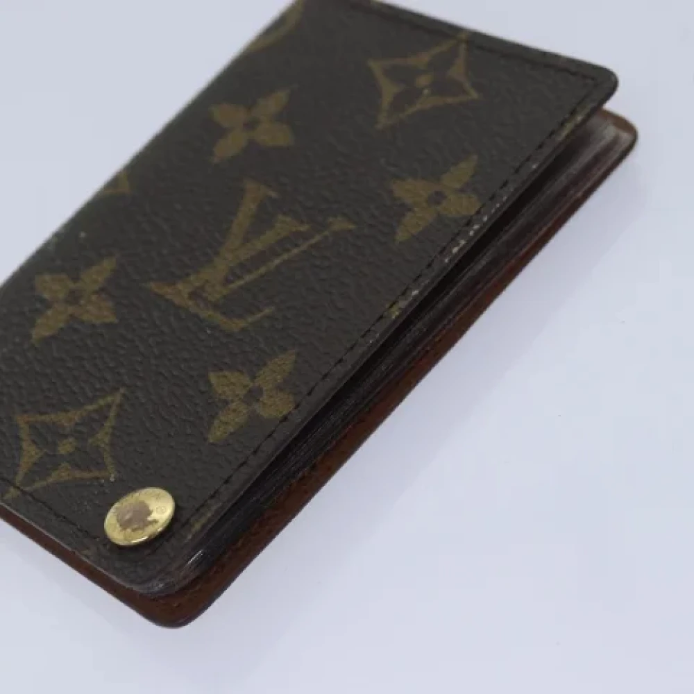 Louis Vuitton Vintage Pre-owned Canvas wallets Brown Dames