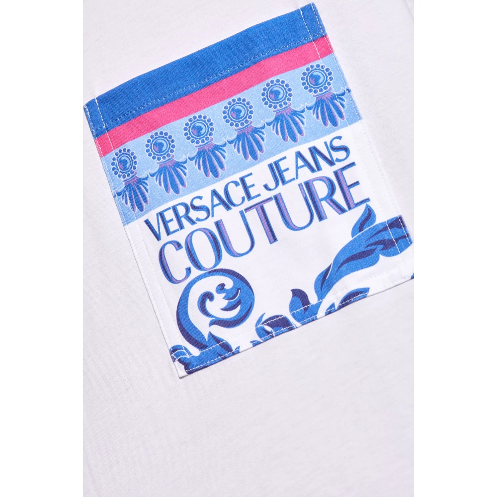 Versace Jeans Couture T-shirt met zak White Heren