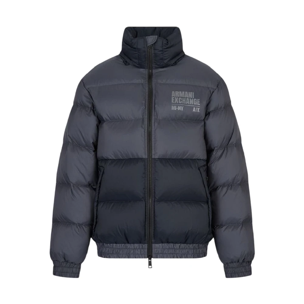 Armani Exchange Men's Blue Down Jacket - Down Jackets - Xs - Jackets