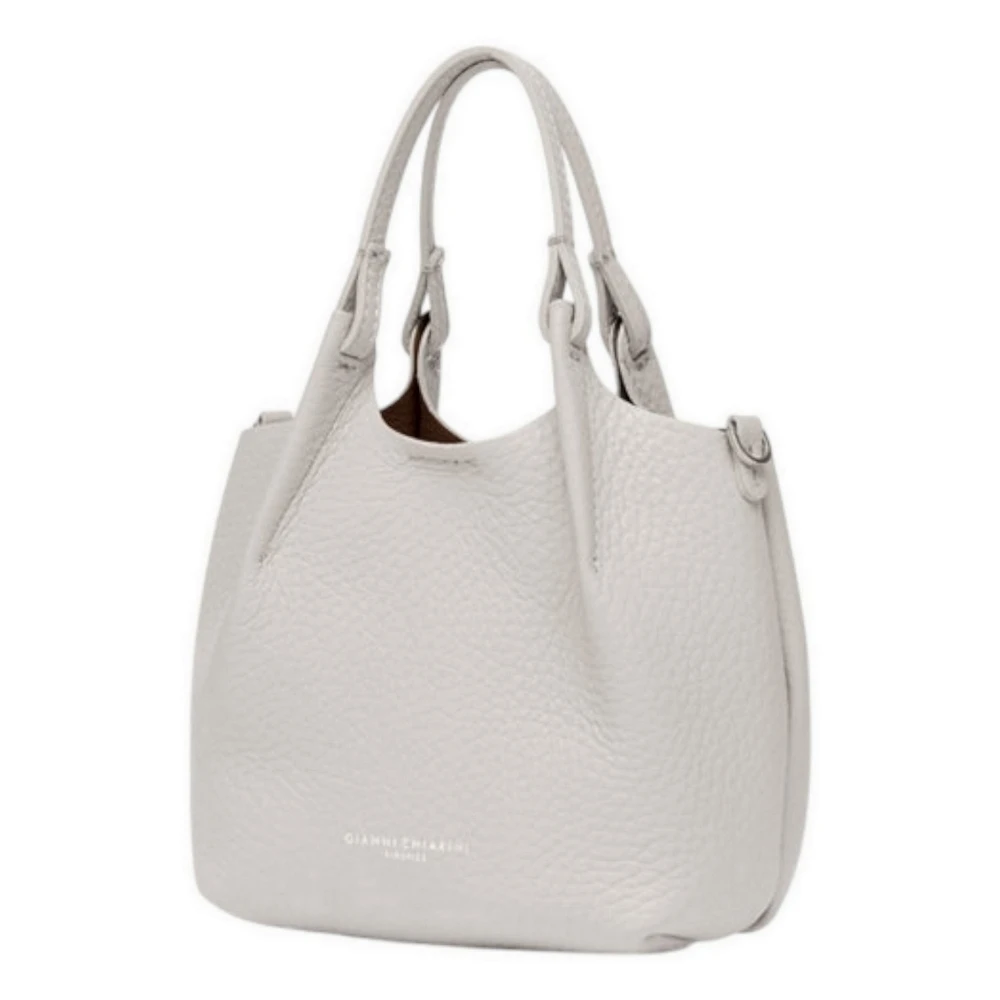 Gianni Chiarini Ivoren Leren Handtas Beige Dames
