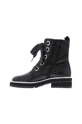 Phyton Print Lace Up