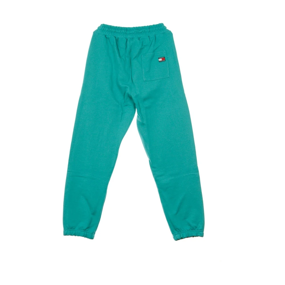 Tommy Hilfiger Sportieve Fleece Trainingsbroek in Teal Blue Heren