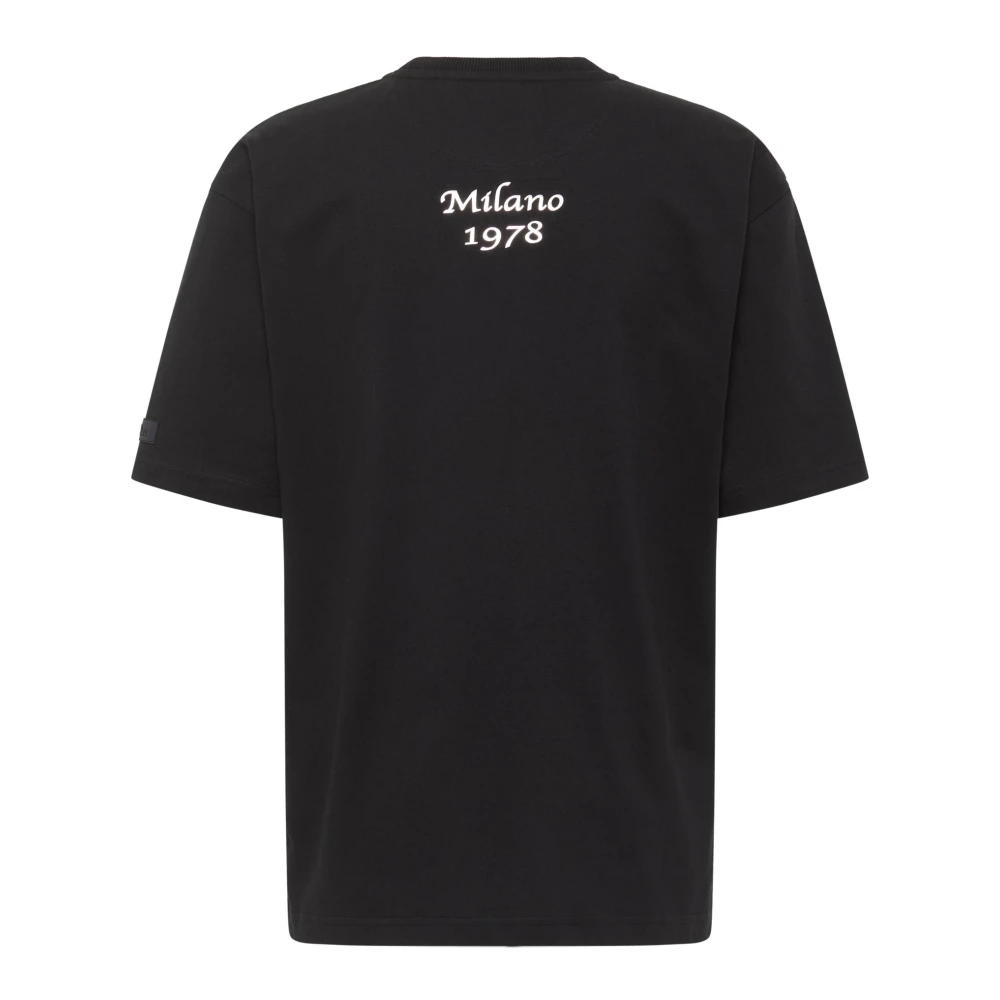carlo colucci Oversize Tee Shirt Black Heren