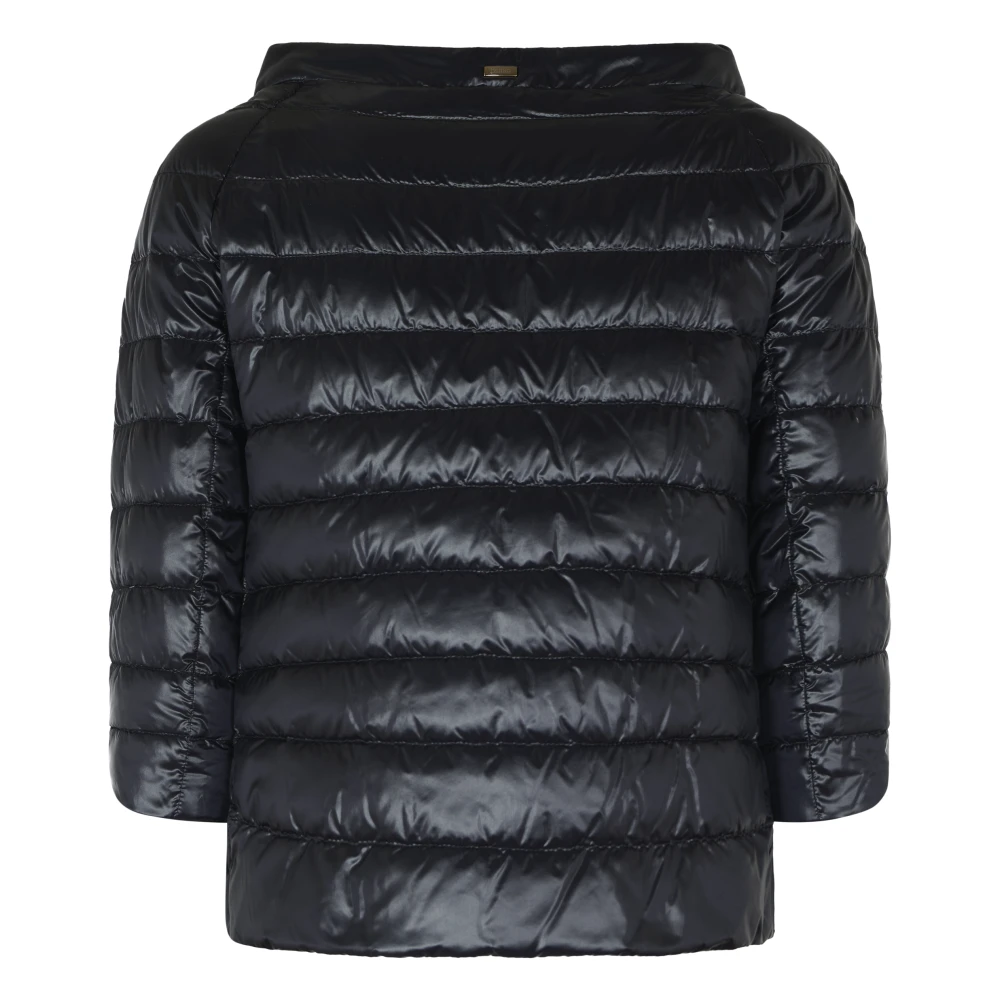 Herno Zwarte Jassen voor Stijlvolle Outfits Black Dames
