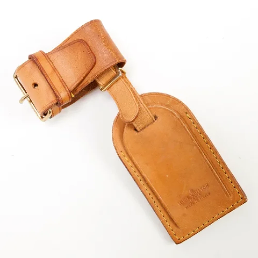 Louis Vuitton Vintage Pre-owned Leather home-office Brown Dames