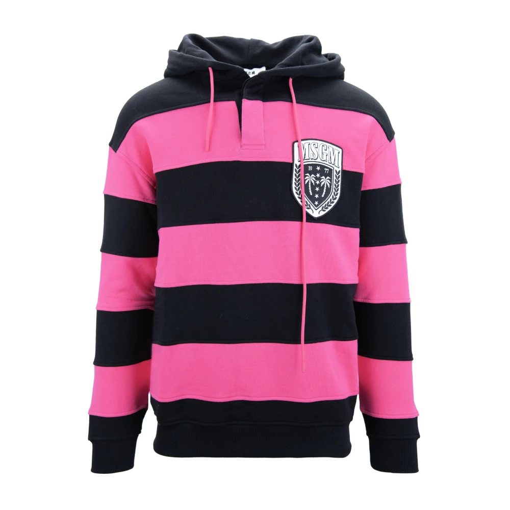 Msgm Heren hoodie met knopen Multicolor Heren