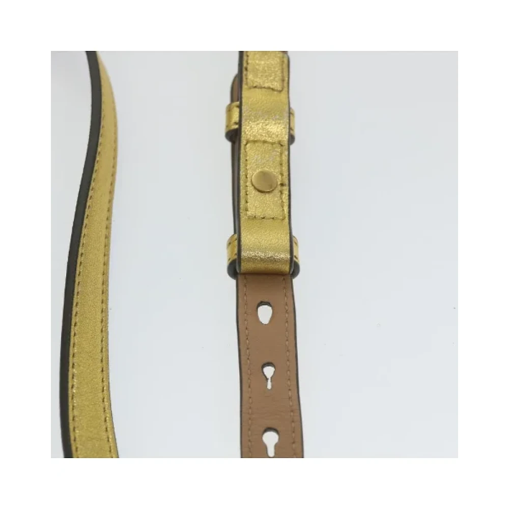 Gucci Vintage Pre-owned Leather gucci-bags Yellow Dames