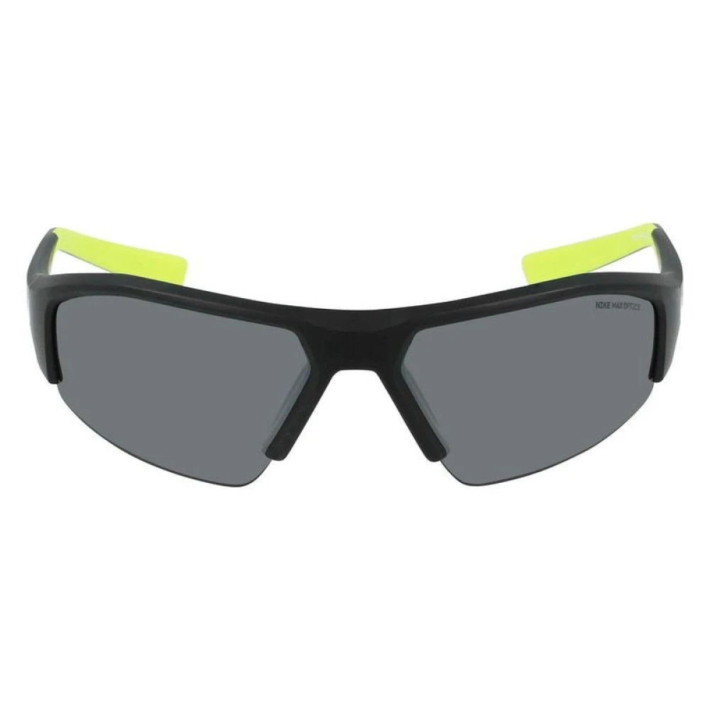 Nike Snygga solglasögon med svart-silver ram Svart Herr