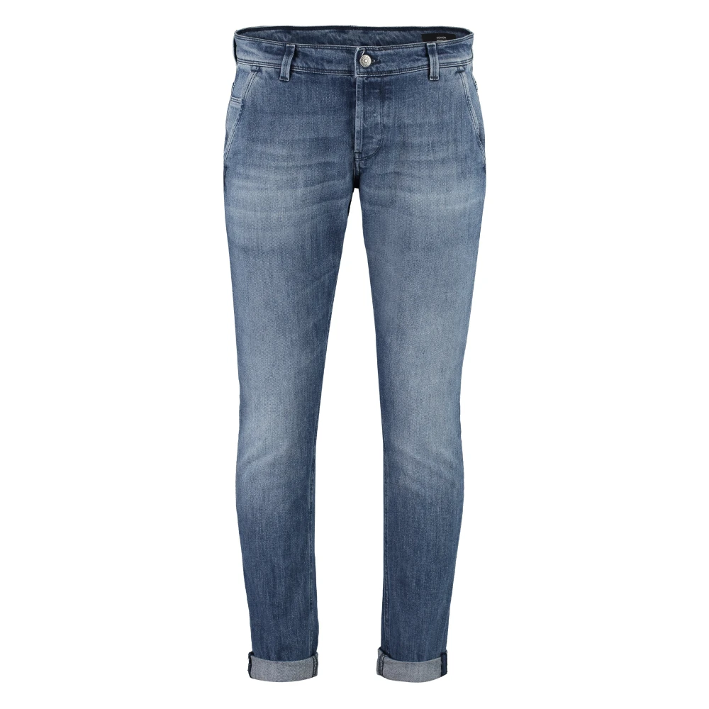 Dondup Skinny Jeans met opgerolde enkels Blue Heren