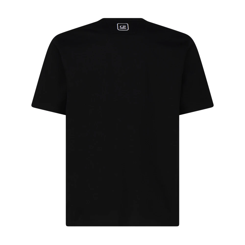 C.P. Company Zwarte Metropolis Serie T-shirts en Polos Black Heren