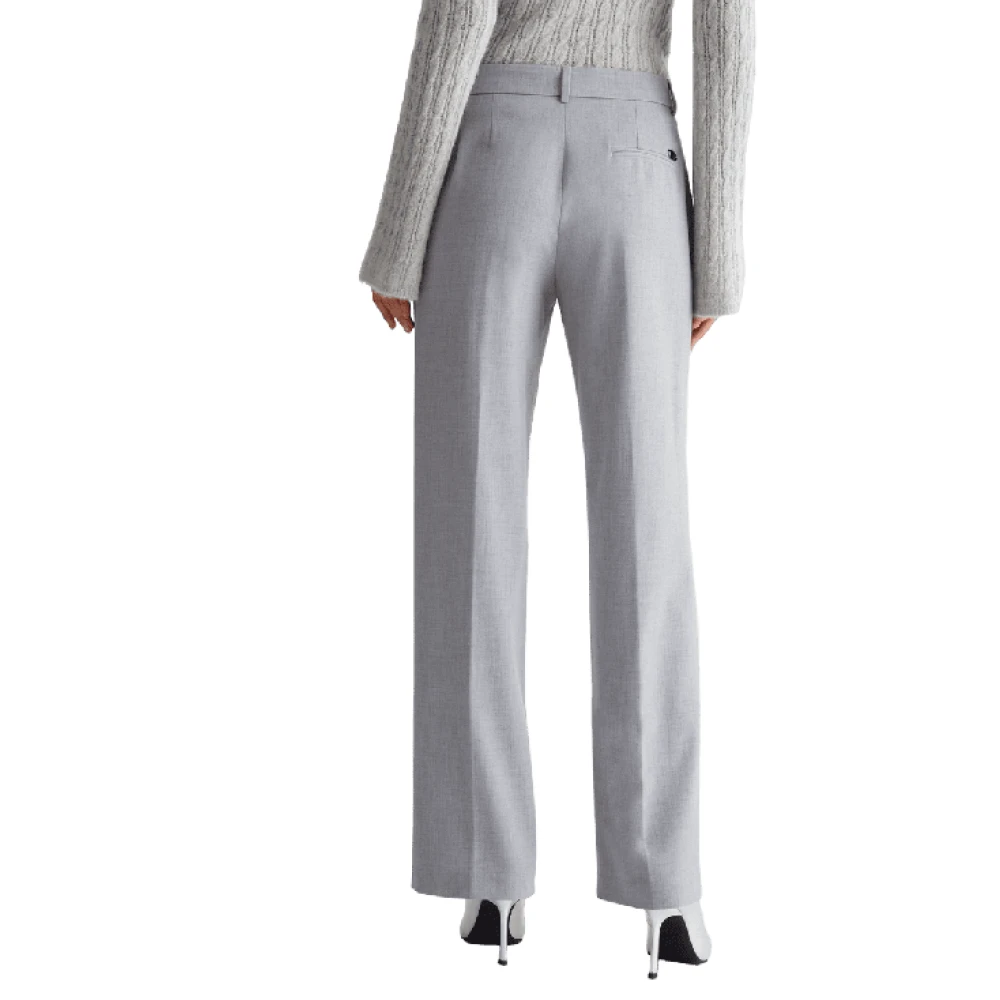 Liu Jo Grijze Chino Broek Frozen Stijl Gray Dames