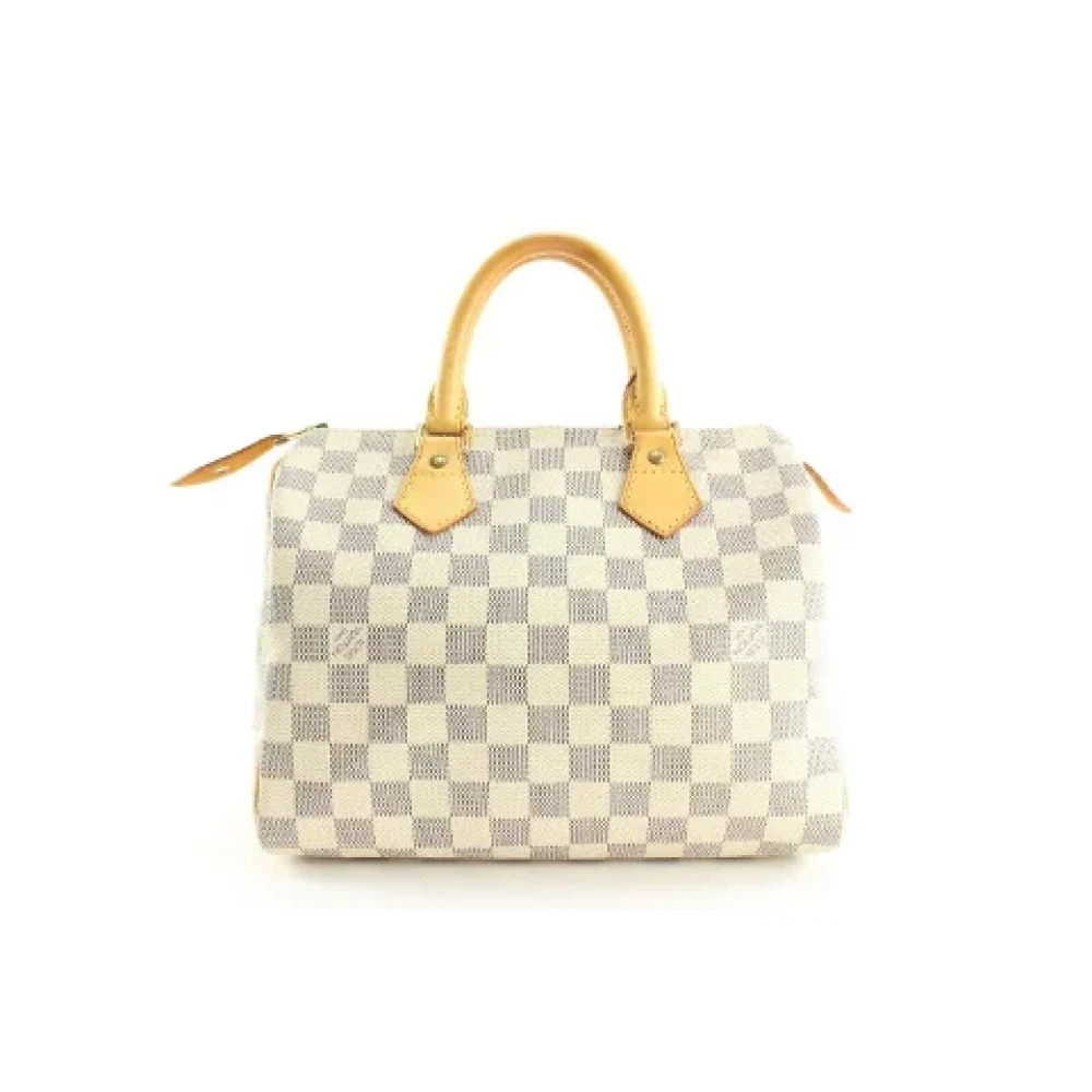 Pre-owned Brunt stoff Louis Vuitton veske