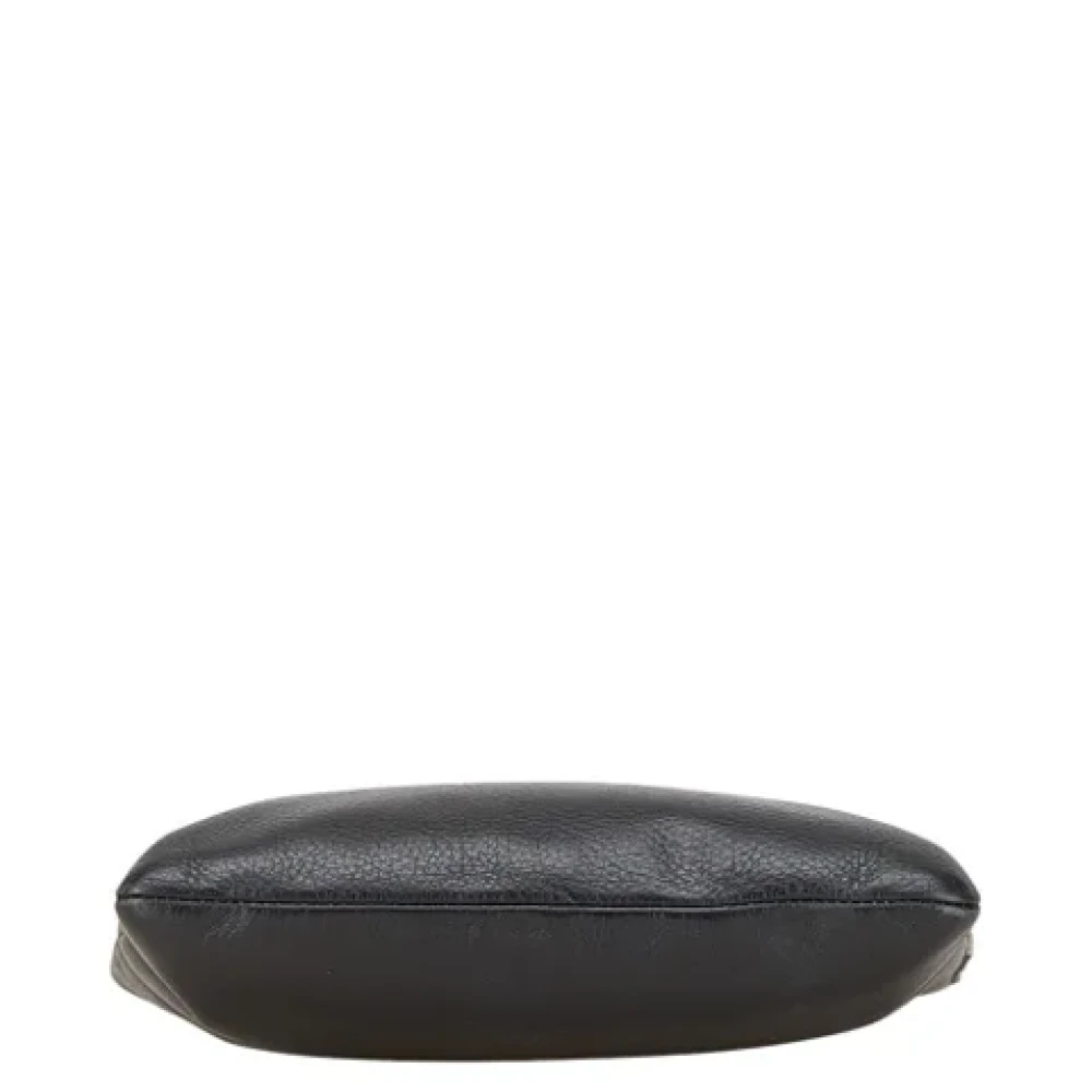 Balenciaga Vintage Pre-owned Leather clutches Black Dames