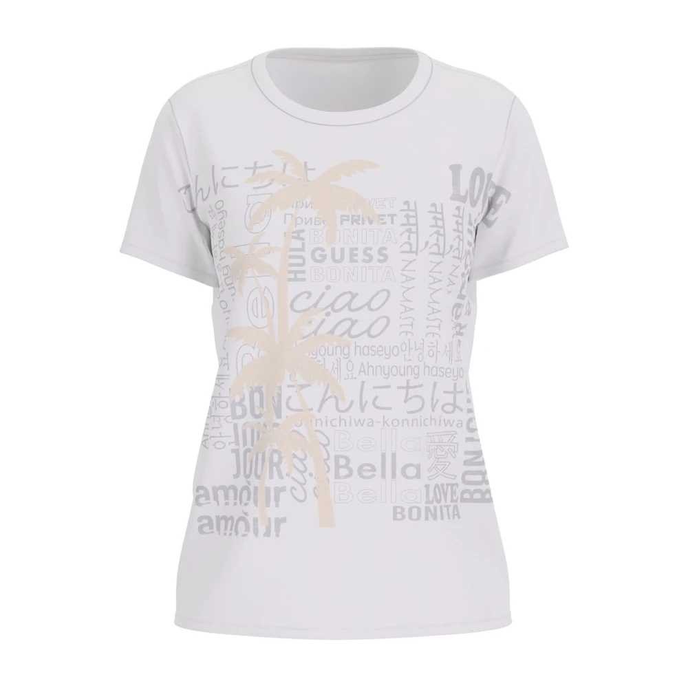 Guess - Tops > T-Shirts - White - Guess - Modalova