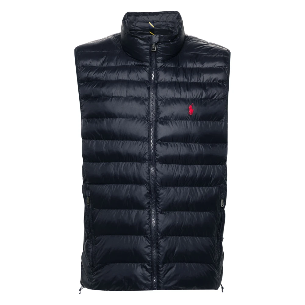 Ralph Lauren Navy Gewatteerde Puffer Vest Blue Heren