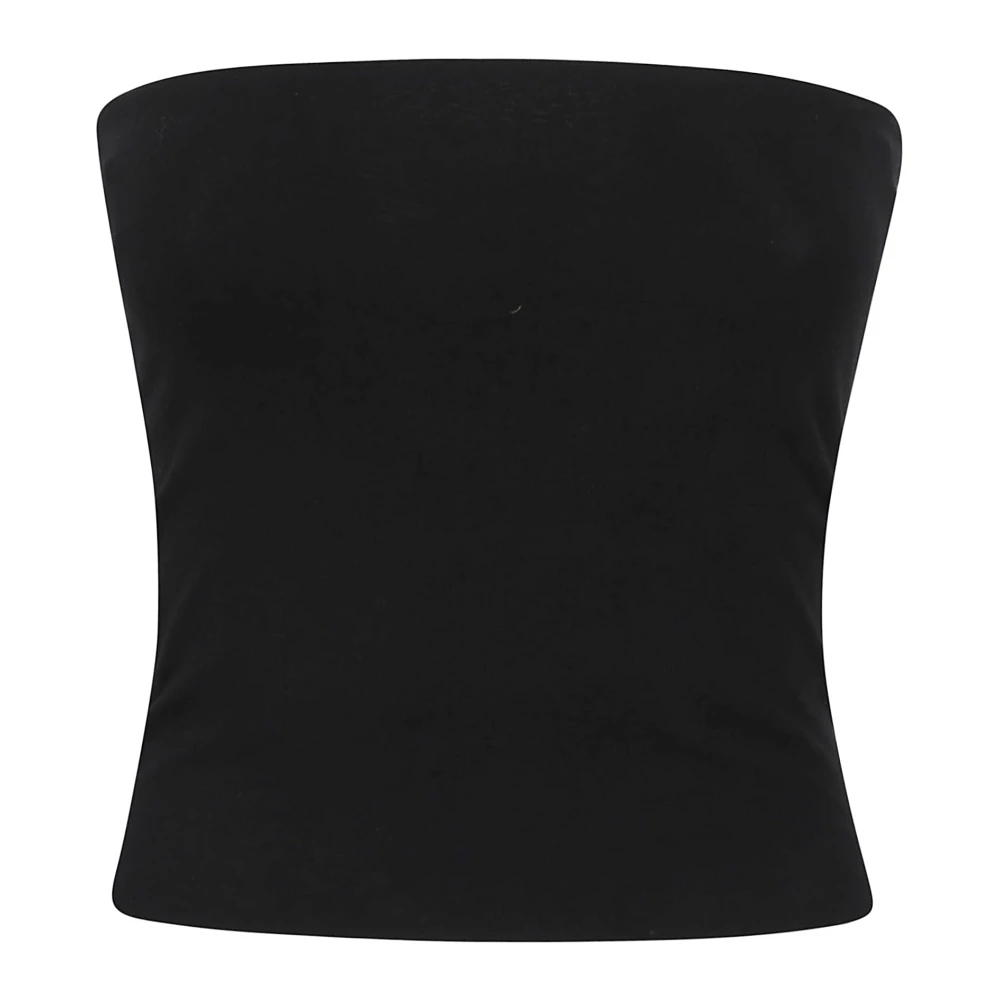 BRUNELLO CUCINELLI Zwart Bandeau Top Draagbaar Elegant Chic Black Dames