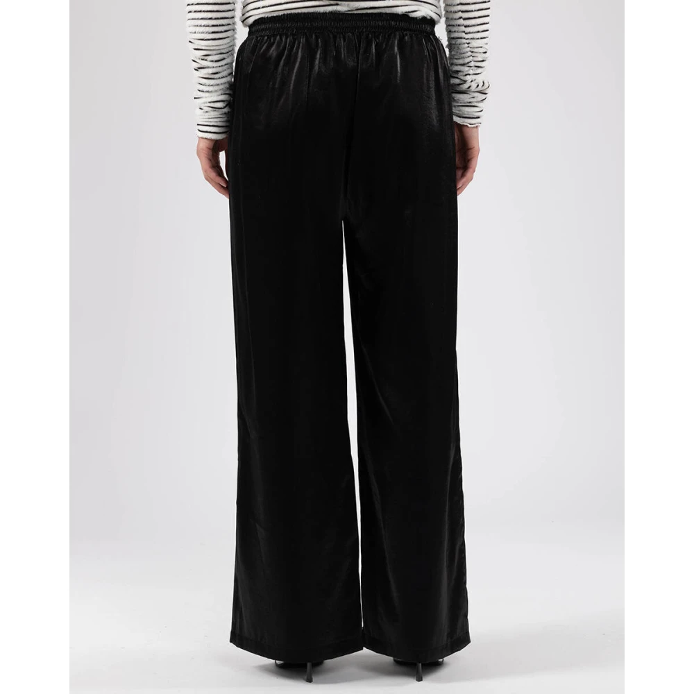 Nukus Glanzende Josephine Broek Black Dames