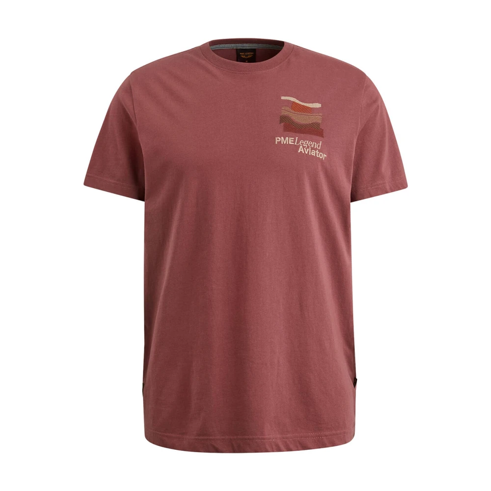 PME Legend T-shirt korte mouw Ptss2403585 Red Heren