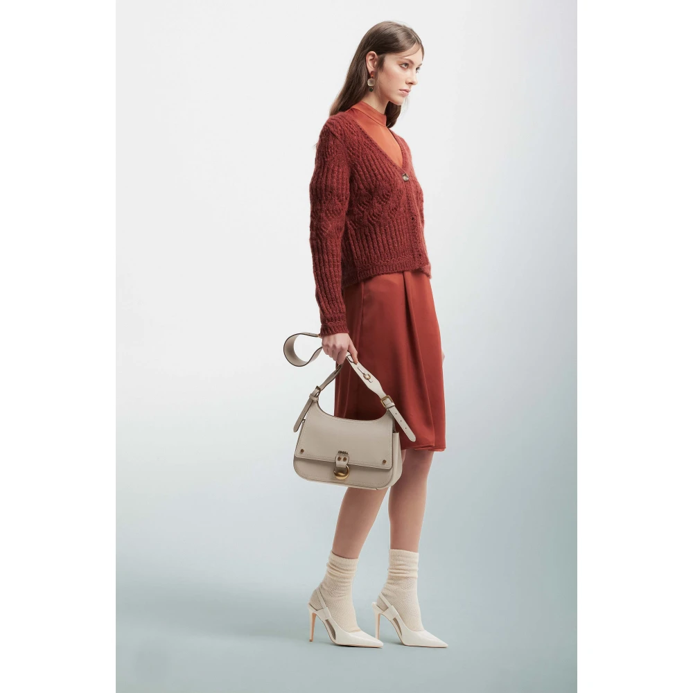 Kocca Openwork Gebreide Vest Brown Dames