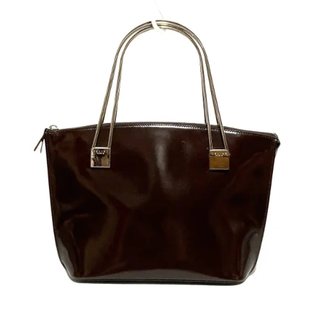 Celine Vintage Pre-owned Leather celine-bags Brown Dames