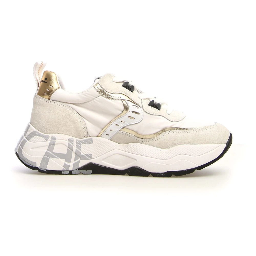 Voile Blanche, Skor, Dam, 41 EU, Mocka, Beige Sneakers för Kvinnor