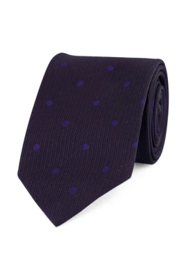 Polka Dot Silk Tie