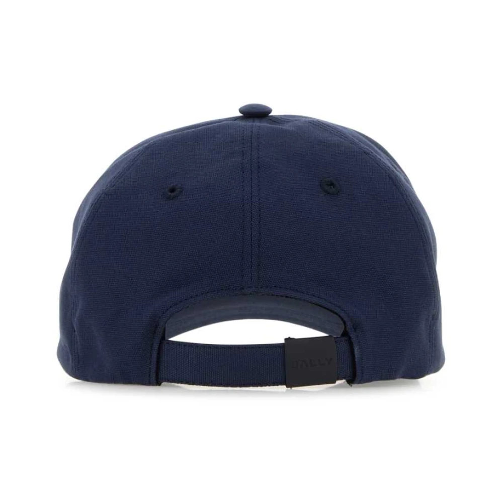 Bally Middernachtblauwe Katoenen Baseballpet Blue Heren