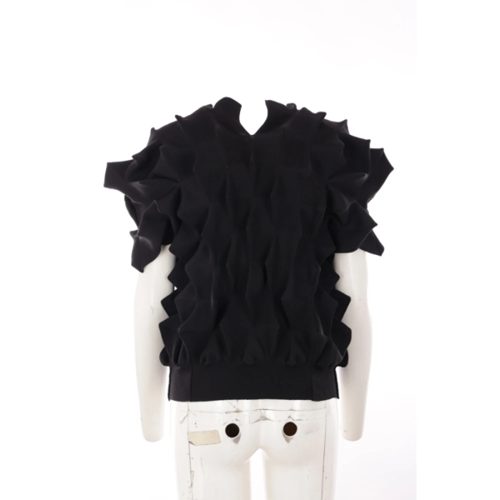 Junya Watanabe V-neck Knitwear Black Dames