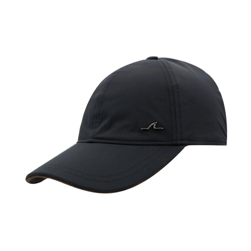 PAUL & SHARK Luxe metalen logo hoed Black Heren