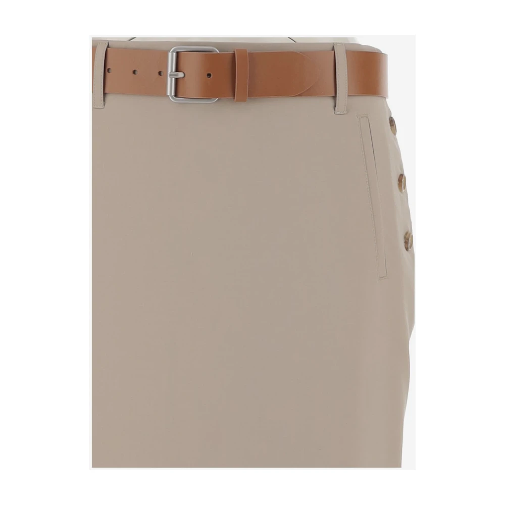 Moschino Beige Rok Stijlvolle Mode Beige Dames