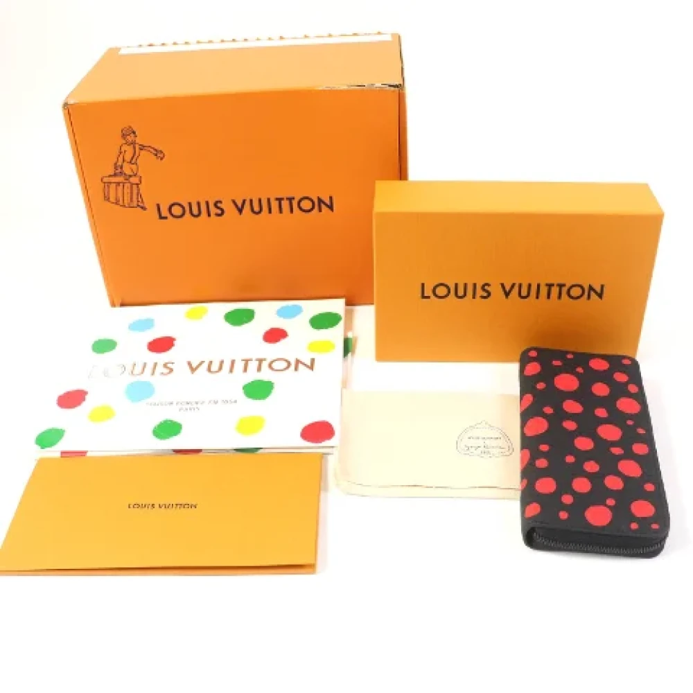 Louis Vuitton Vintage Pre-owned Canvas wallets Black Dames