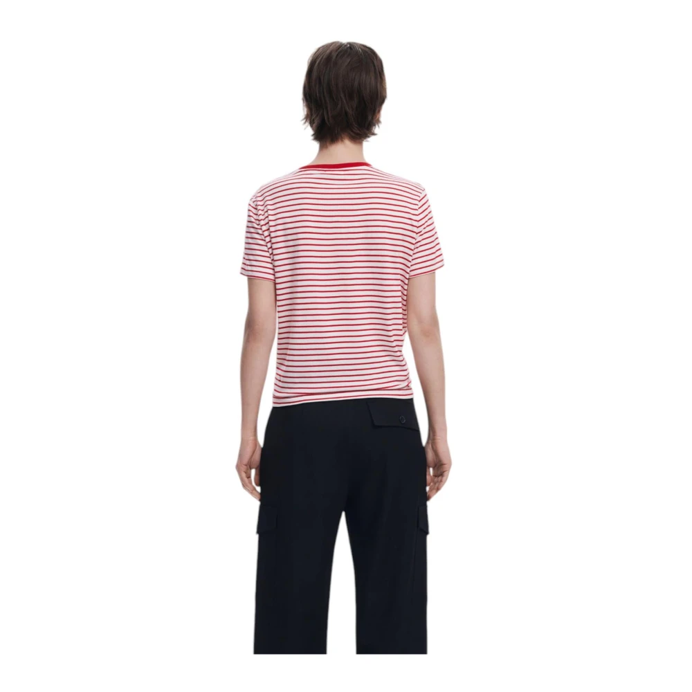 Desigual Rode Print Korte Mouw T-Shirt Red Dames