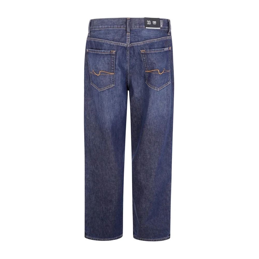 7 For All Mankind Wijde Denim Roadmap Jeans Blue Heren