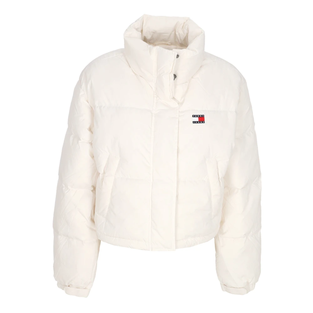Tommy Hilfiger Vlag Donsjas Puffer Wit White Dames