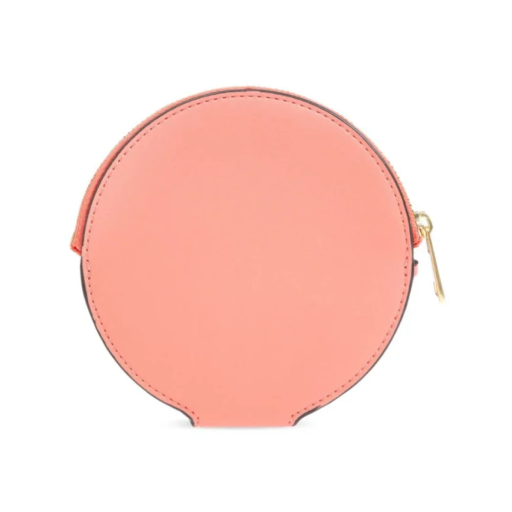 TORY BURCH Roze Leren Portemonnee met Polsband Pink Dames