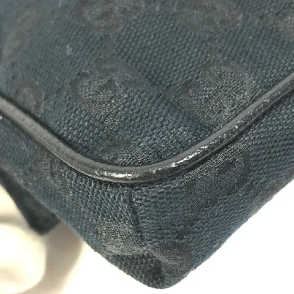 Gucci Vintage Pre-owned Canvas gucci-bags Black Heren