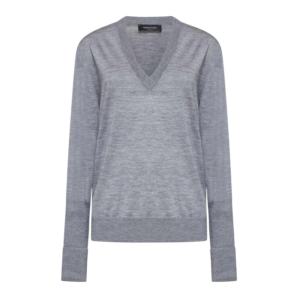 Fabiana Filippi Elegante Breicollectie Gray Dames