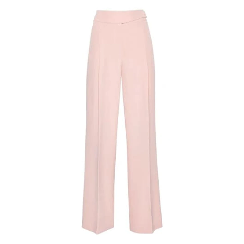 Liu Jo Hoge Taille Palazzo Broek Pink Dames